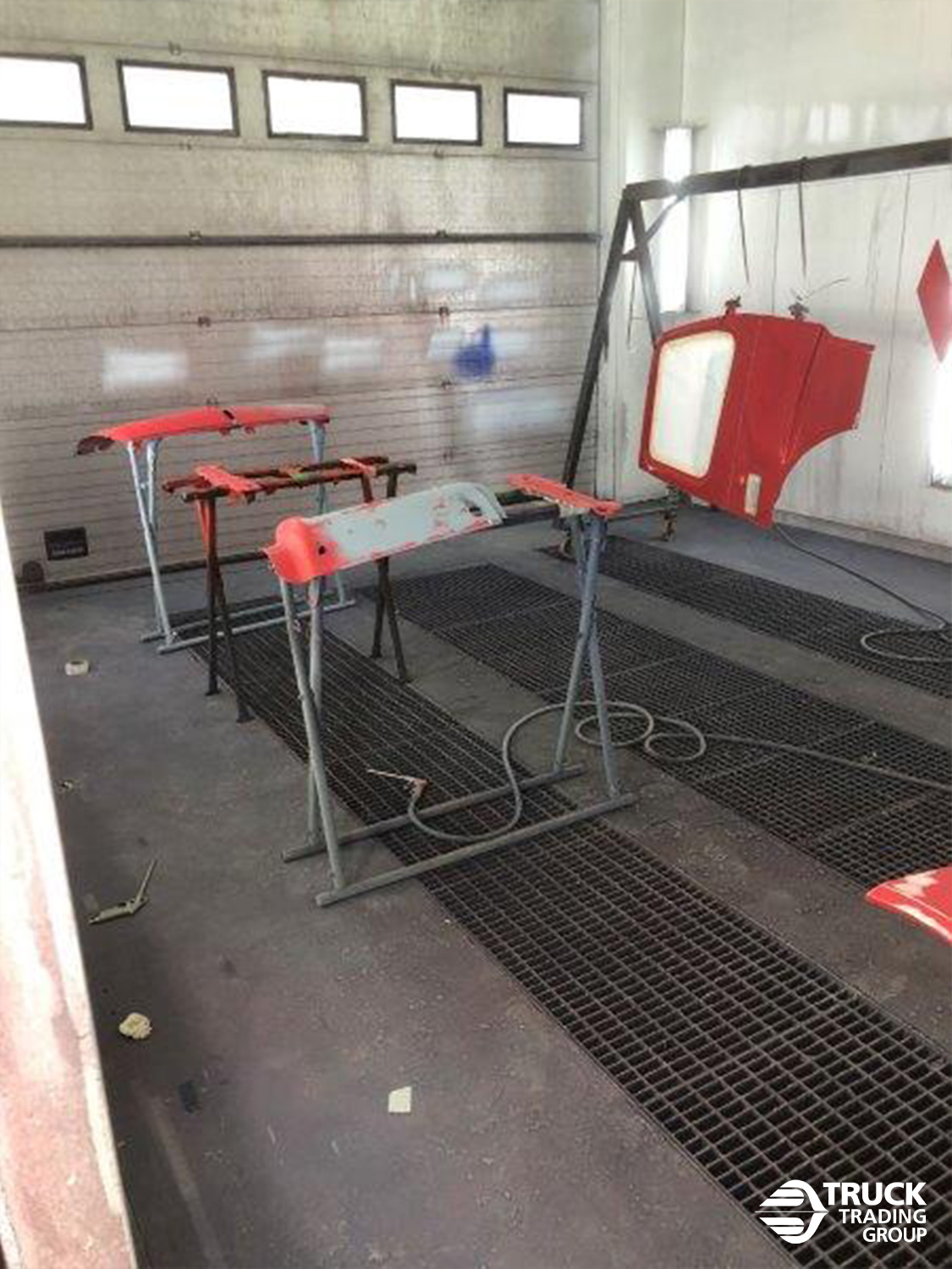 Peinture complete remorque et plateau foto 2